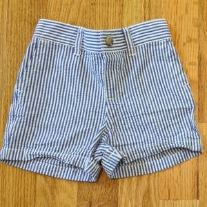 Infant boys seersucker shorts
